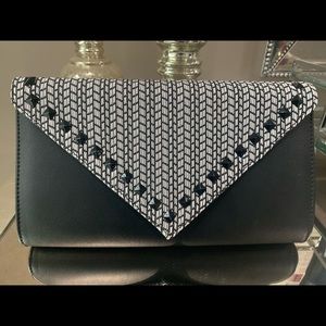 Black and White Aldo Clutch